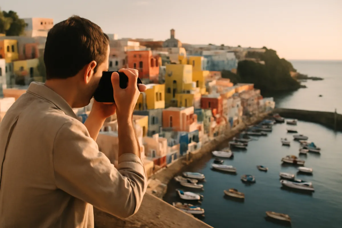 Le case colorate di Marina Corricella: il modo giusto per fotografarle senza folla