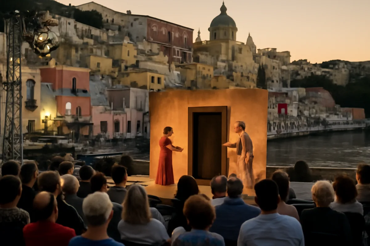 Gli spettacoli teatrali all’aperto a Procida: dove si svolgono e perché conquistano anche chi non ama il teatro