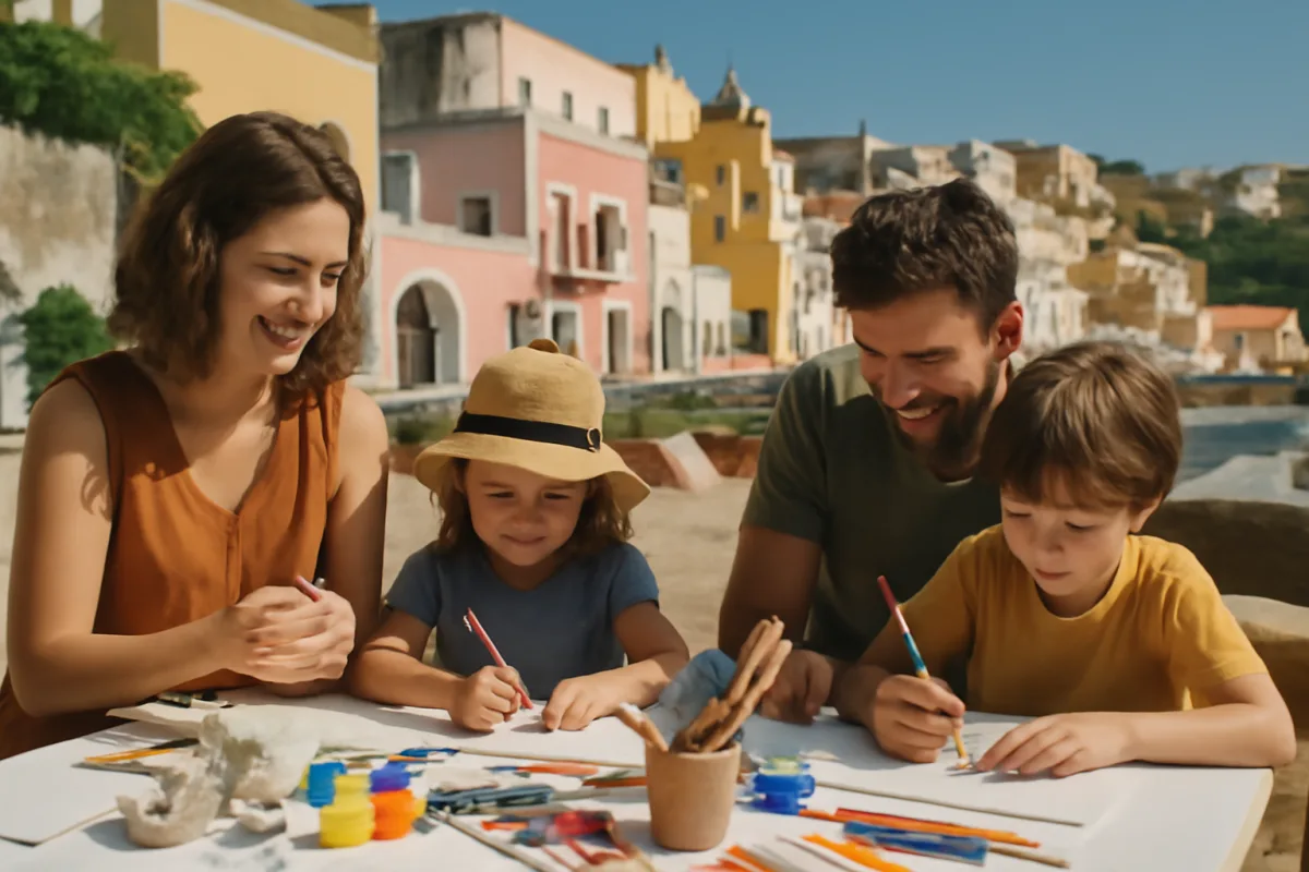 Laboratori creativi per adulti e bambini a Procida: le attività culturali che trasformano la vacanza in esperienza educativa